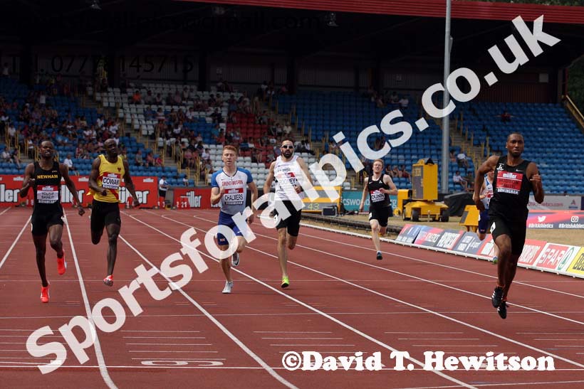 Mens 400 metres, Muller British Championships, Alexander Stadium, Birmingham. Photo: David T. Hewitson/Sports for All Pics